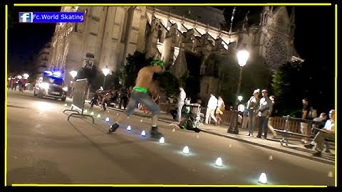 Roller Freestyle Slalom skating Paris Notre Dame 2019 (fr54.net) pswc