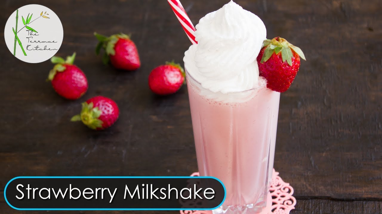 Fresh Strawberry Milkshake Recipe