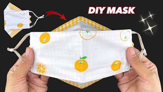 New Style Mask Making ideas! DIY Breathable Face Mask Easy Pattern Sewing Tutorial