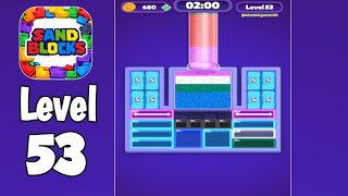 Sand Blocks Level 53 Walkthrough Solution