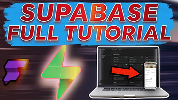 Supabase Comprehensive Tutorial: Build POWERFUL NoCode Apps QUICKLY With This FREE Backend!