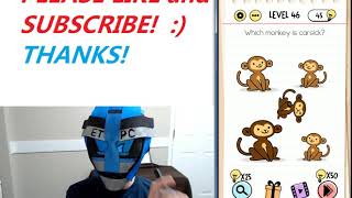 BRAIN TEST LEVEL 46 WALKTHROUGH WITH ANSWERS