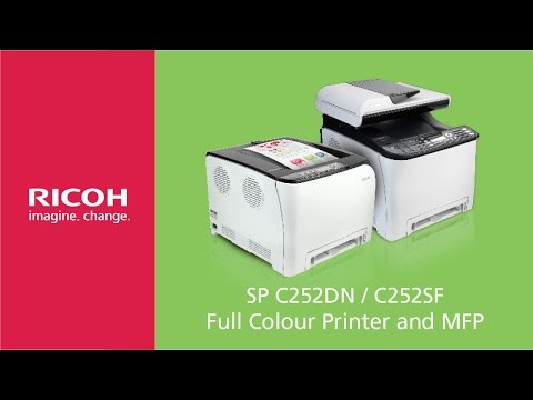 Ricoh SP C252DN & C252SF - Full Colour Printer and 4-in-1 MFP