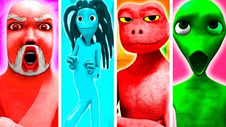 COLOR DANCE CHALLENGE PATILA VS DAME TU COSITA VS ME KEMASTE VS BAD SANTA Alien Green dance