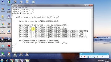 Write A Java Program To Display Date In Different Formats 18