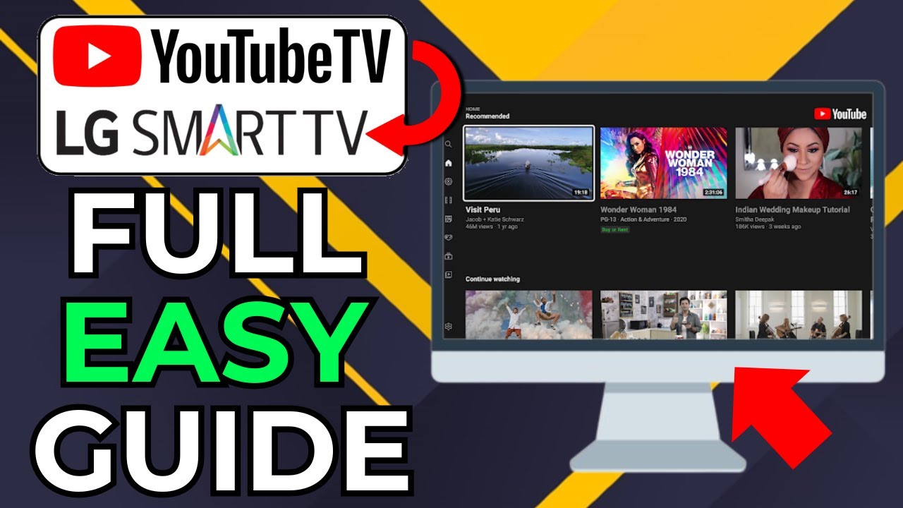 HOW TO SET UP YOUTUBE TV ON LG SMART TV (2026) - YouTube
