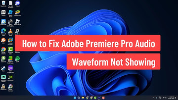 How to Fix Adobe Premiere Pro Audio Waveform Not Showing (2025)