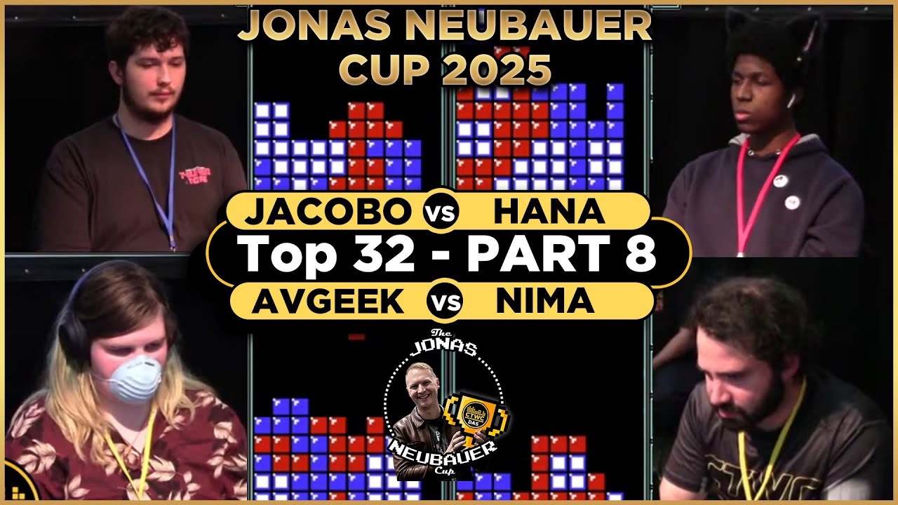 LESS THAN A TETRIS | Jacobo vs Hana & AVGeek vs Nima  | Jonas Cup Round 1 Part 8