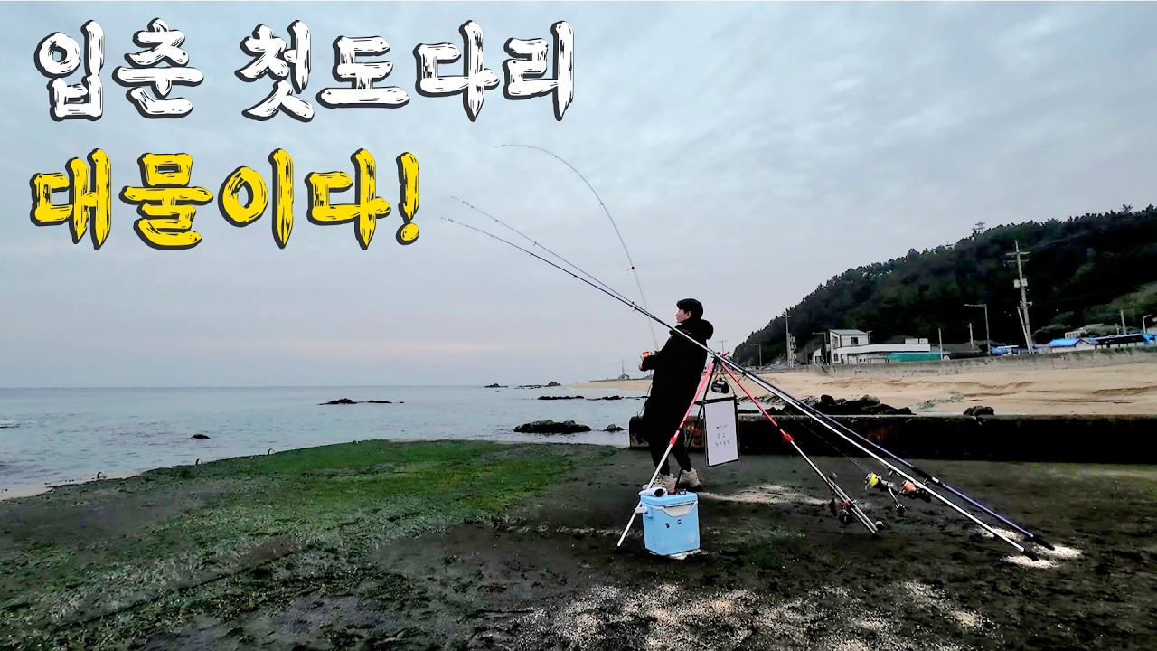 입춘 도다리 낚시! 올해 첫 도다리가 바로 기록갱신!