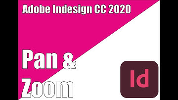 Adobe Indesign Tutorial: How to zoom and pan.