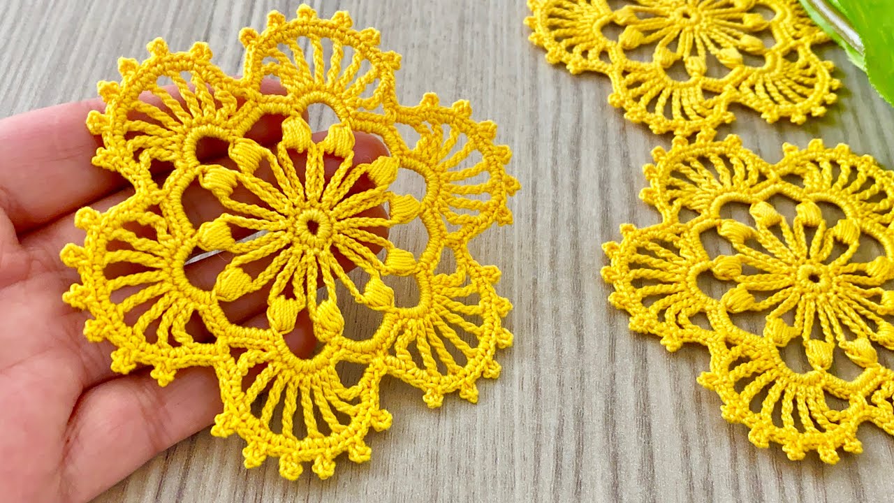 Wow ❗️Like a Flower Garden ✨ Crochet Simple and Amazing Motif Pattern Tutorial