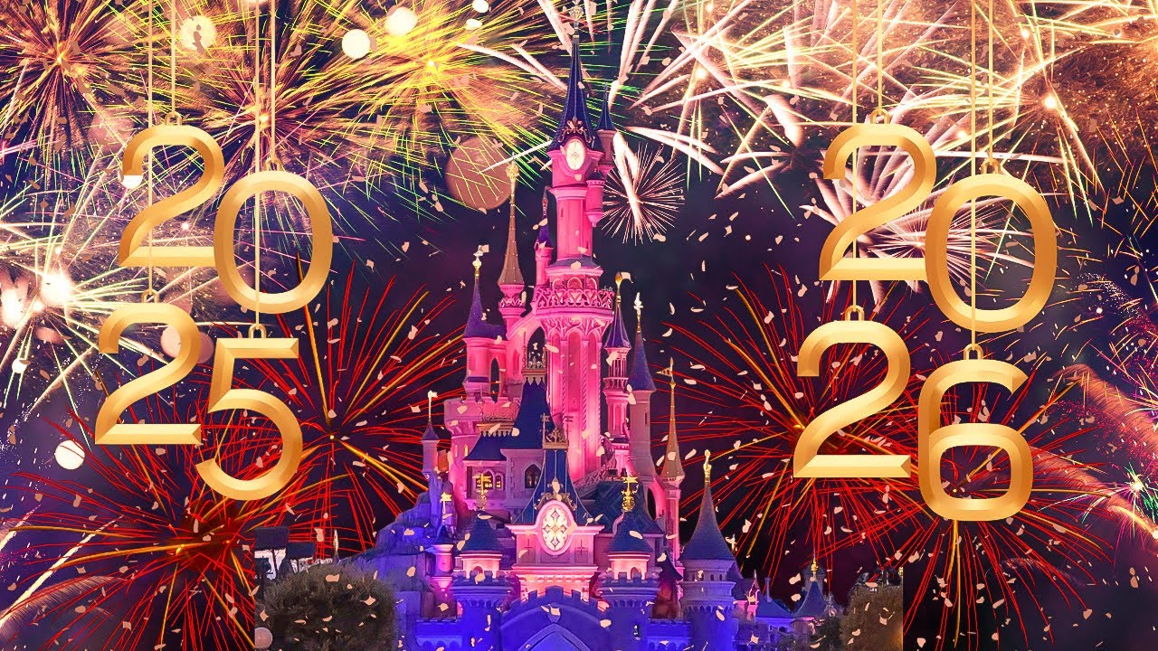 Magical New Year’s Eve Fireworks at Disneyland Paris ✨ 2025 - 2026 ✨