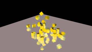 My First Falling Cubes Animation Attempt