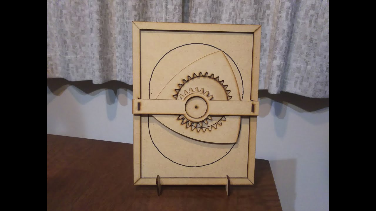 「ロータリーエンジン」の模型を作成してみた － レーザー加工機作品 laser cut mdf rotary engine wankel ...