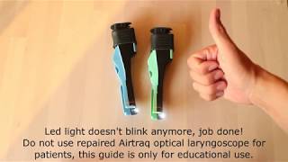 How to repair Airtraq optical laryngoscope screenshot 4