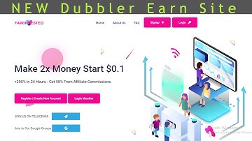 fairinvested.com New Trusted Dubbler Earning Site +200% instant Payment After 24 hours