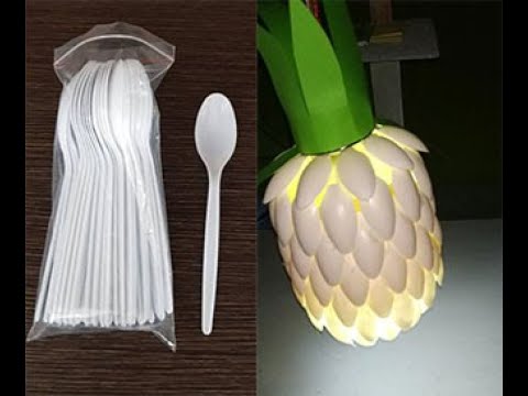 LAMPION DARI SENDOK BENTUK NANAS BISA UNTUK USAHA YouTube