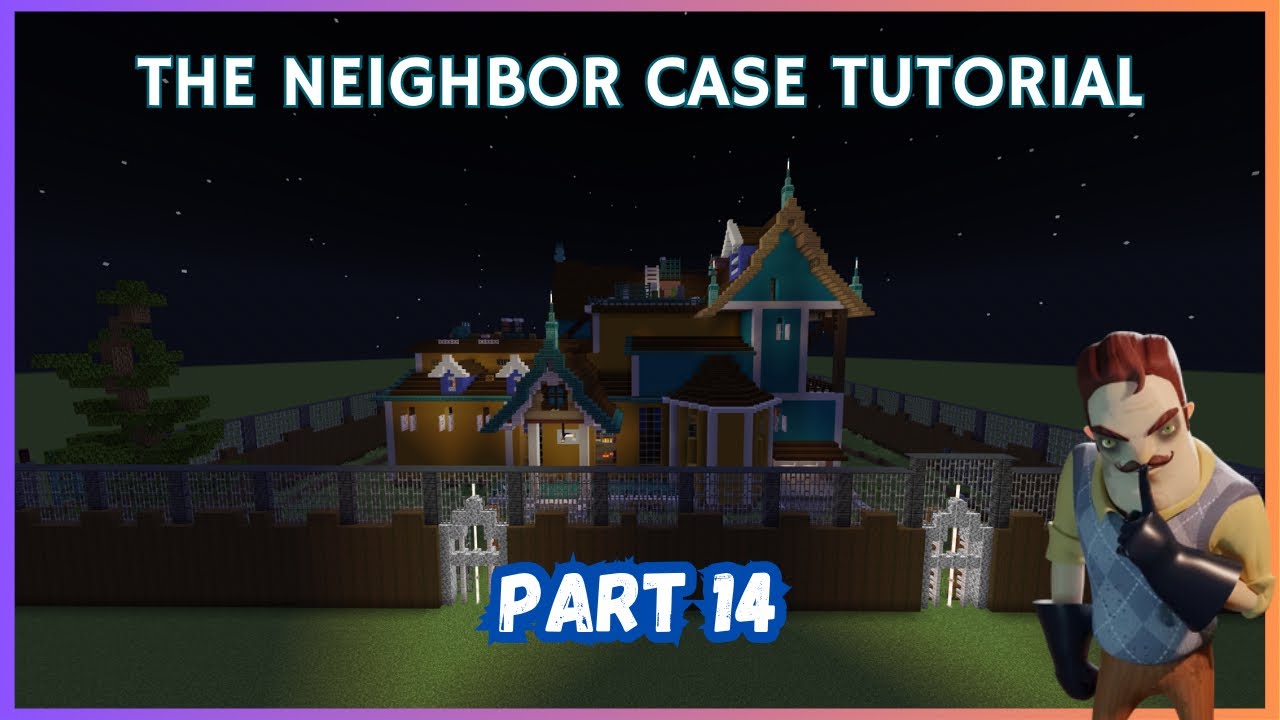 How To Make Secret Neighbor: The Neighbor Case! (Part 14) (Minecraft Tutorial)
