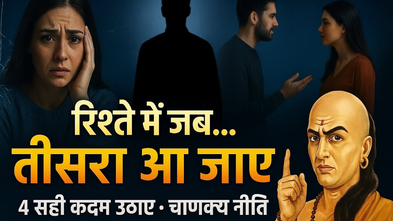 जब रिश्ते में कोई तीसरा आ जाए | 4 सही कदम उठाएं | Relationship Motivation | Chanakya Niti
