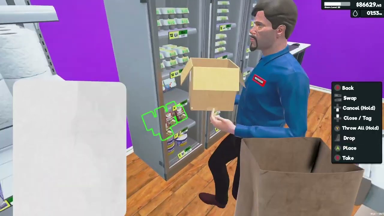 SUPERMARKET SIM [XBOX SERIES X] #simulator #gaming #trending #fyp #viral 