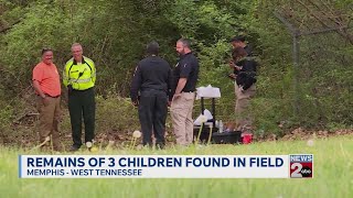 Remains of 3 children found in Memphis field