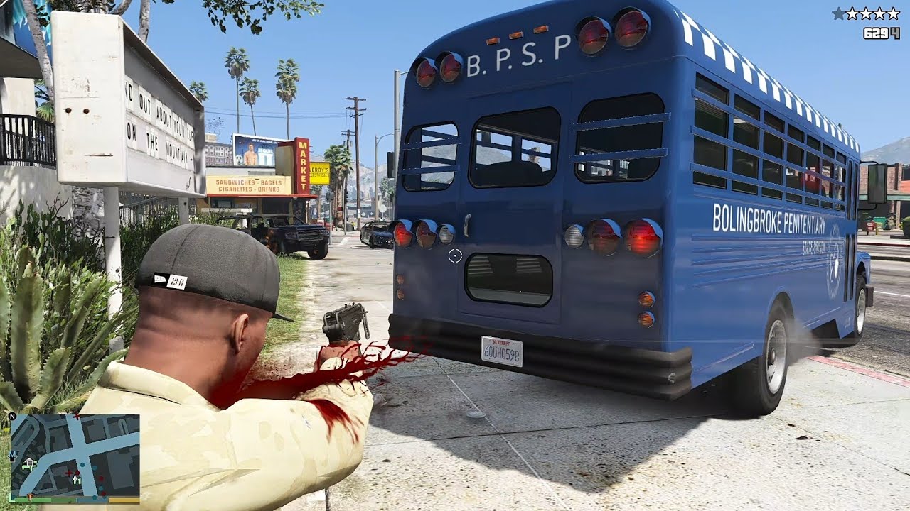 GTA 5 - Franklin's Strawberry Area Saving Gang + Five Star Heat Escape ...