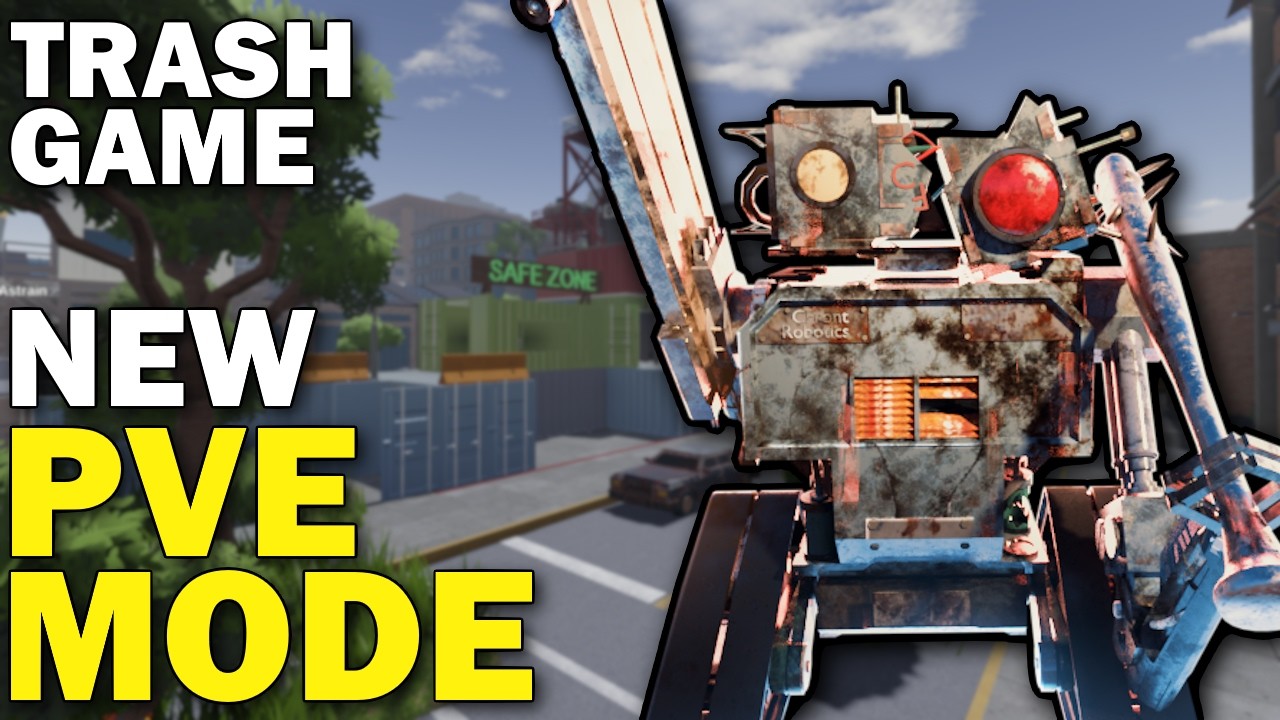 New PvE Mode & Hideout Electricity! Roblox Trash Game Update (1.1.0)