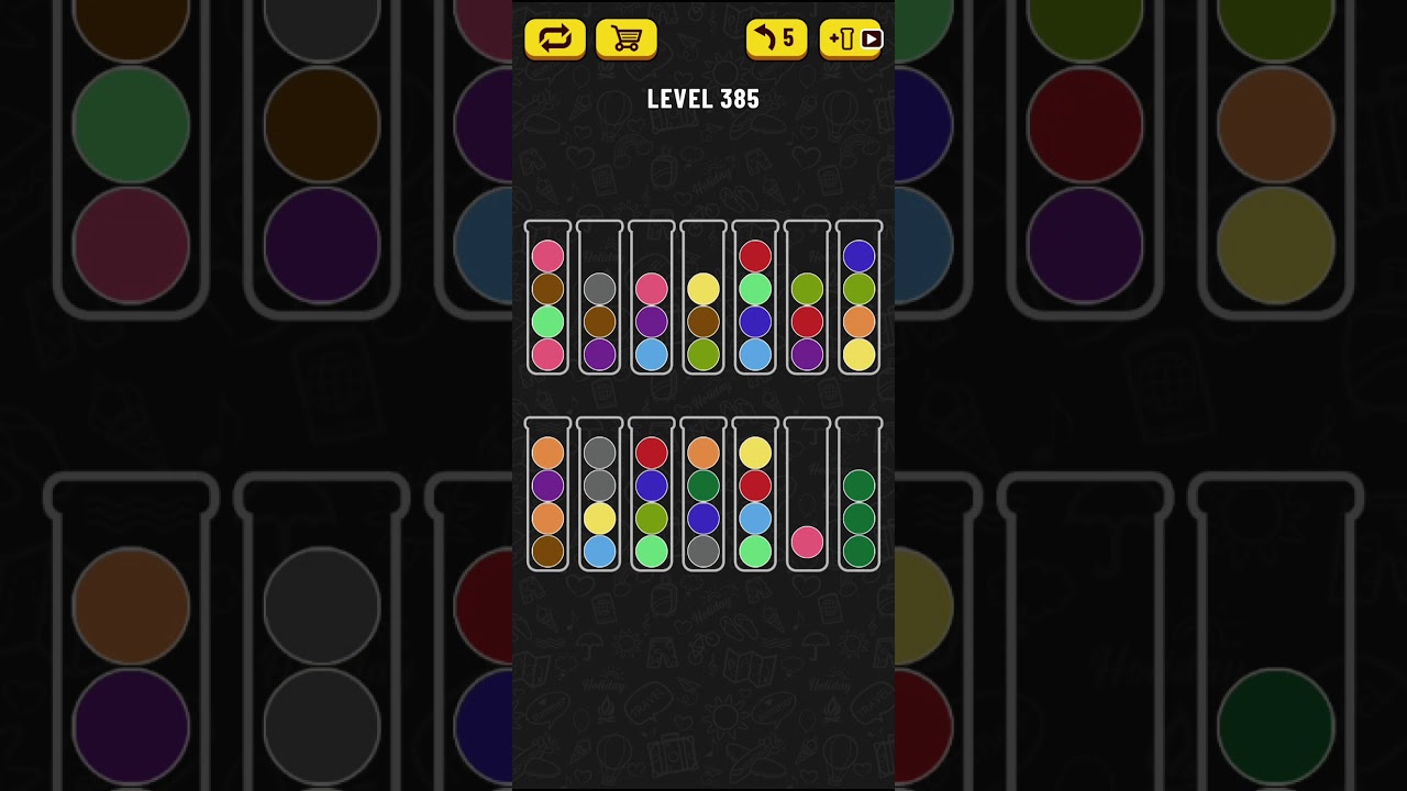 Ball Sort Puzzle - level 385 - YouTube