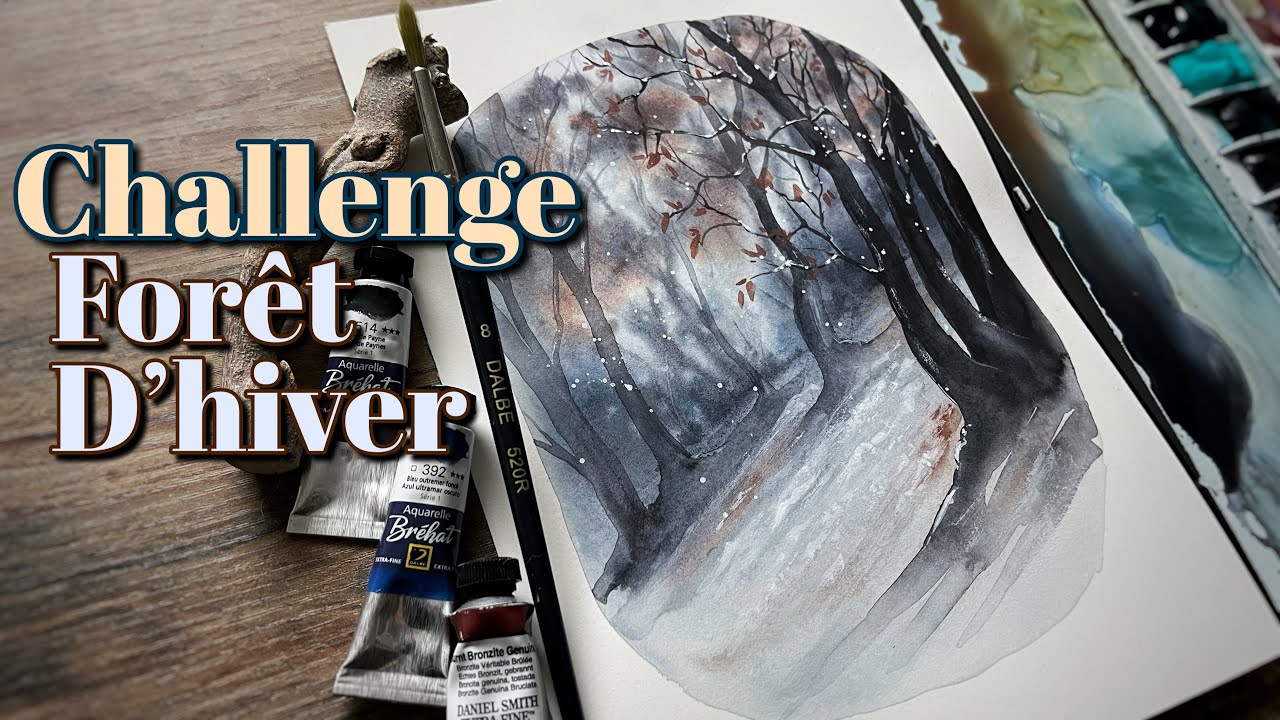 Challenge d’hiver : Forêt enneigée