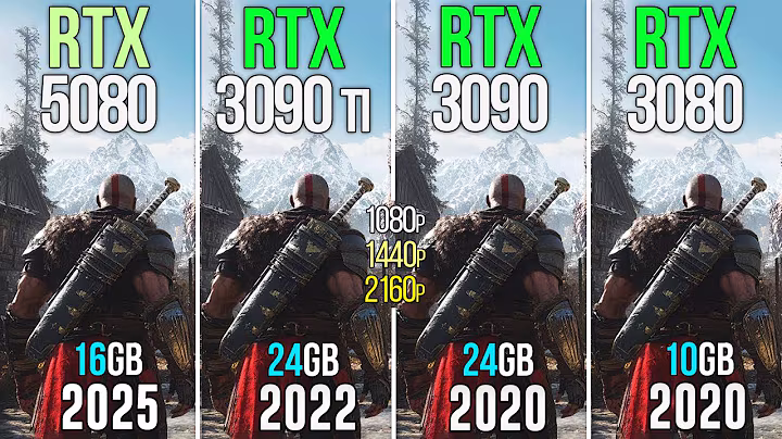 RTX 5080 vs RTX 3090 Ti vs RTX 3090 vs RTX 3080 Ti - Test in 25 Games