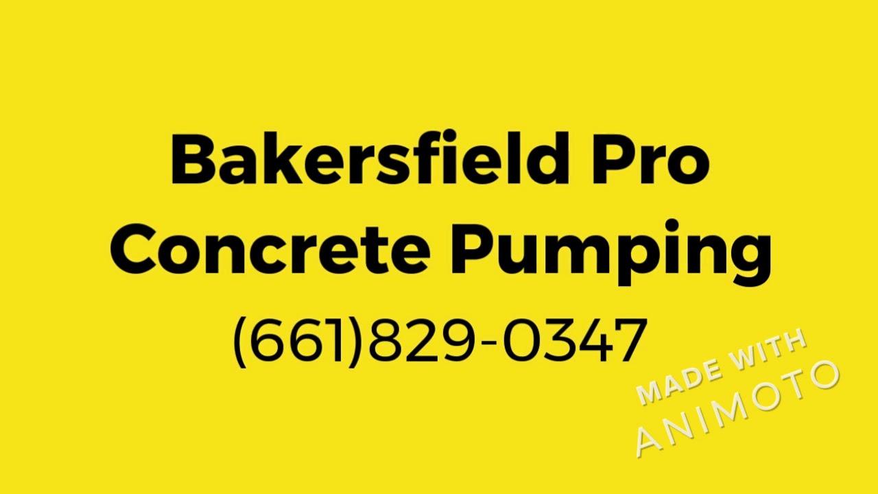 Bakersfield Pro Concrete Pumping Bakersfield, California (661) 8290347