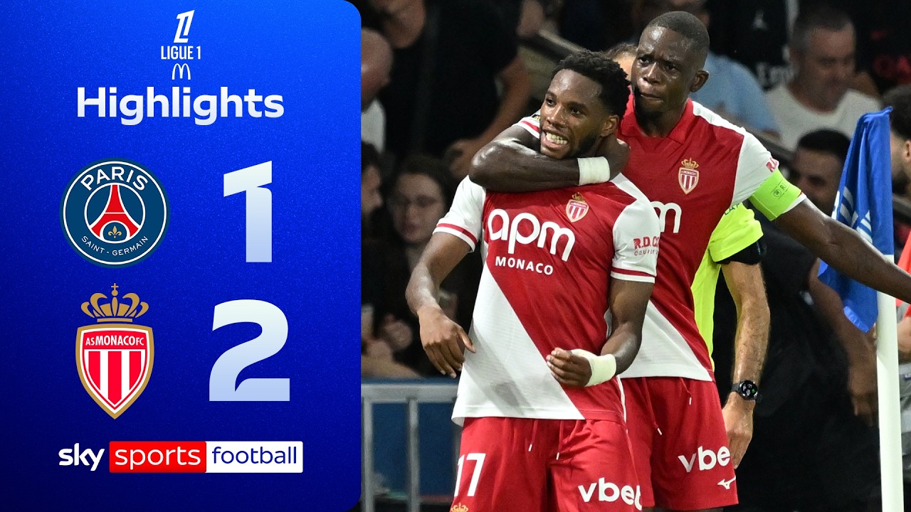 PSG remain winless in Ligue 1! | PSG 1-2 Monaco | Ligue 1 Highlights