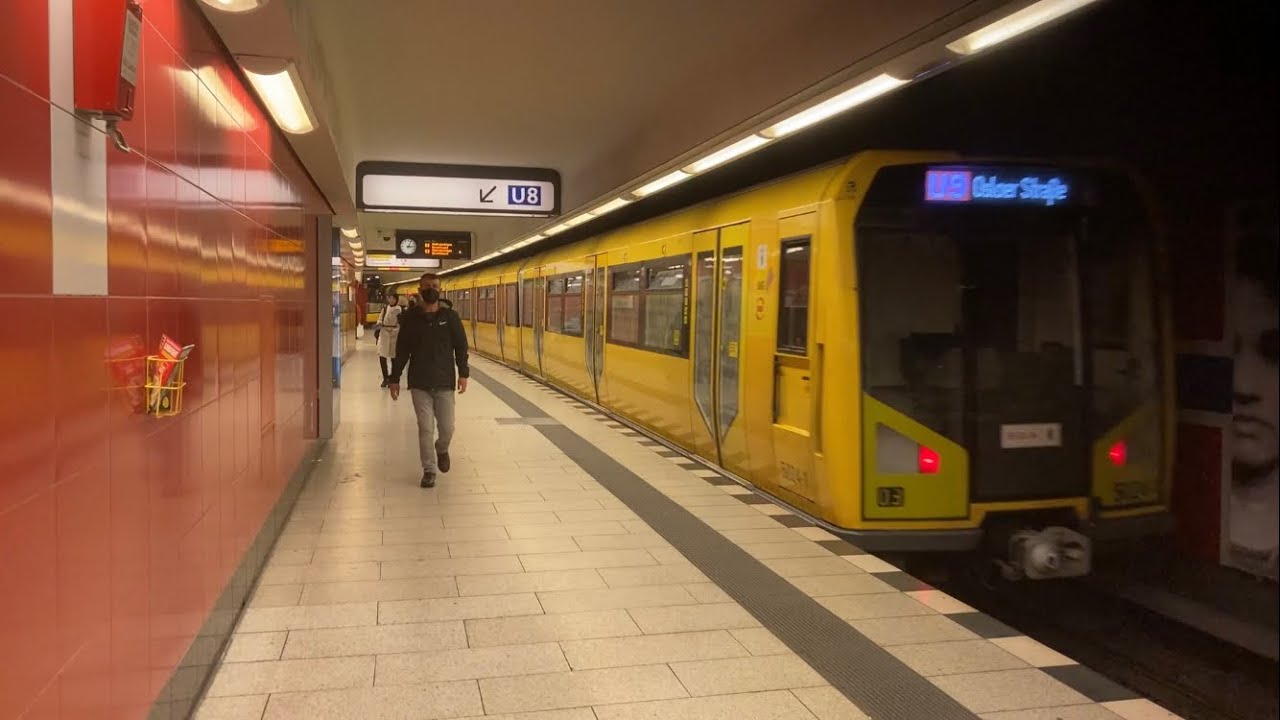 U-Bahn Berlin - Mitfahrt im H-Zug Rathaus Steglitz - Osloer Straße U9