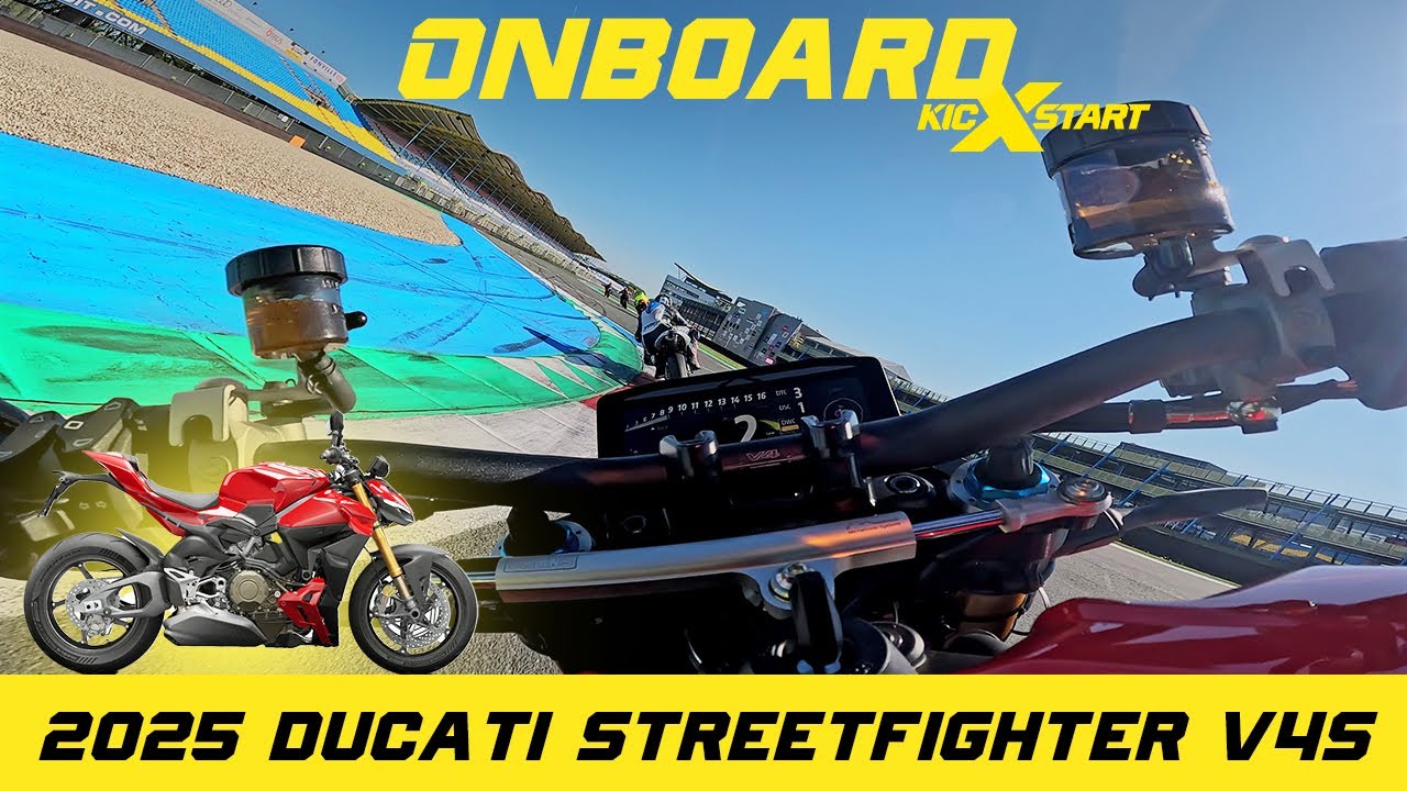 POV 2025 DUCATI STREETFIGHTER V4S onboard ASSEN