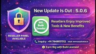 WA Sender Latest Version 5.0.6 🔥 | WhatsApp Bulk Sender Software | WhatsApp Marketing Tool 2026 screenshot 3
