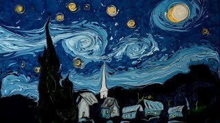 Van Gogh on Dark Water Animation
