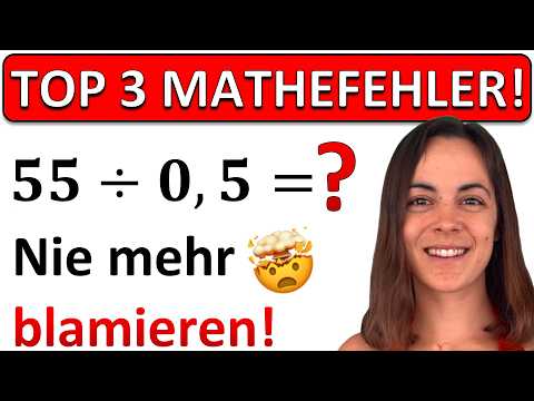 Vorschaubild: 🚀🚀🚀 Machst du diese 3 typischen Mathefehler auch?