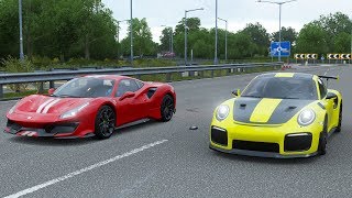 Hello everyone and welcome back to the series of forza drag races, in
today's 3rd races for 488 pista we have its next rival, which is ...