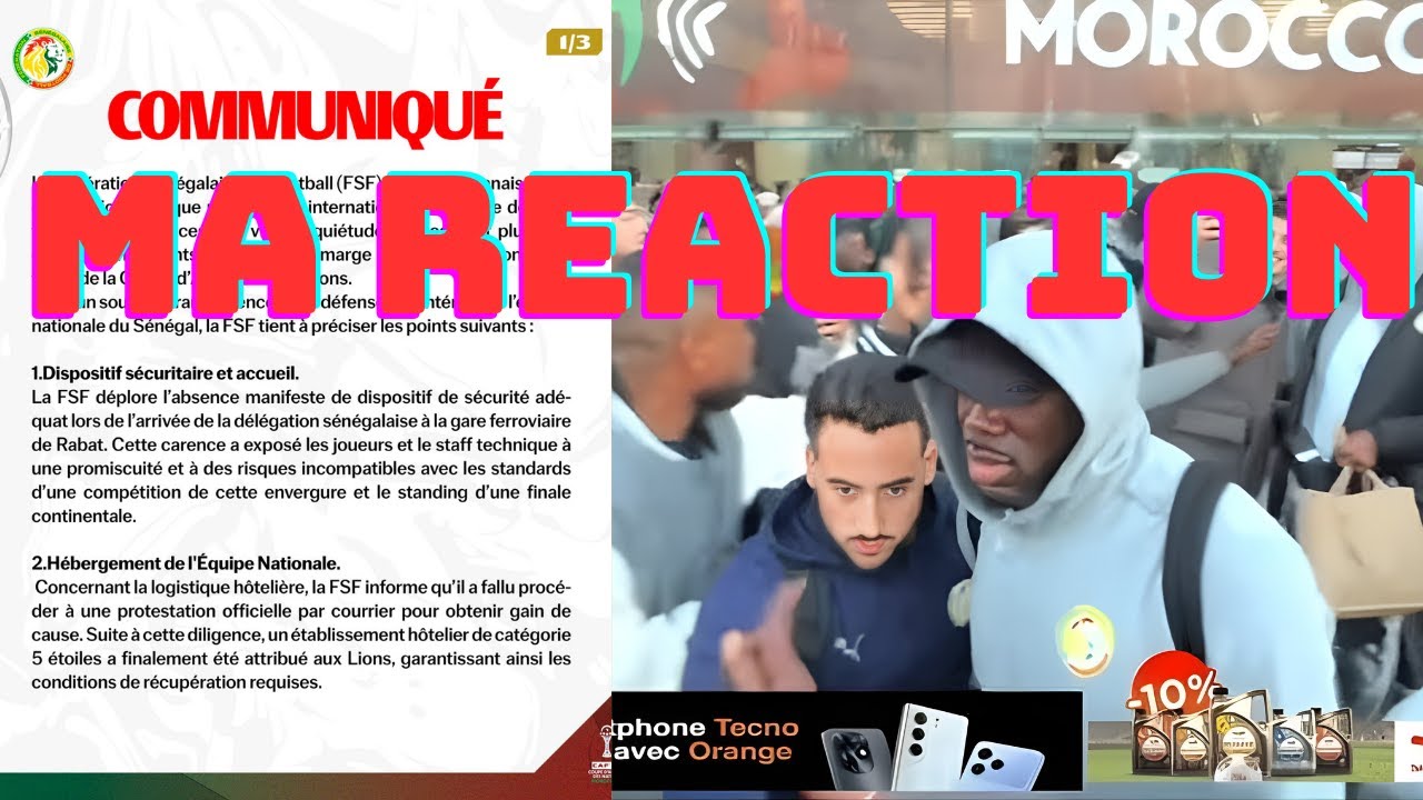 Communiqué de la FSF avant Sénégal–Maroc : polémique, mise au point et appel au calme 🇸🇳🤝🇲🇦