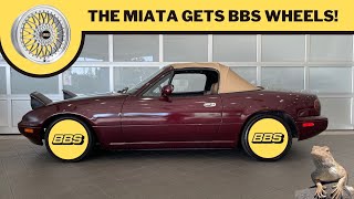 Miata gets BBS wheels!