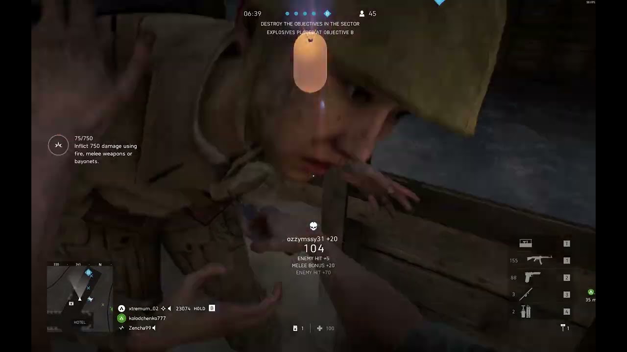 Battlefield V 2025 07 11   21 46 55 17 Melee Kill DVR