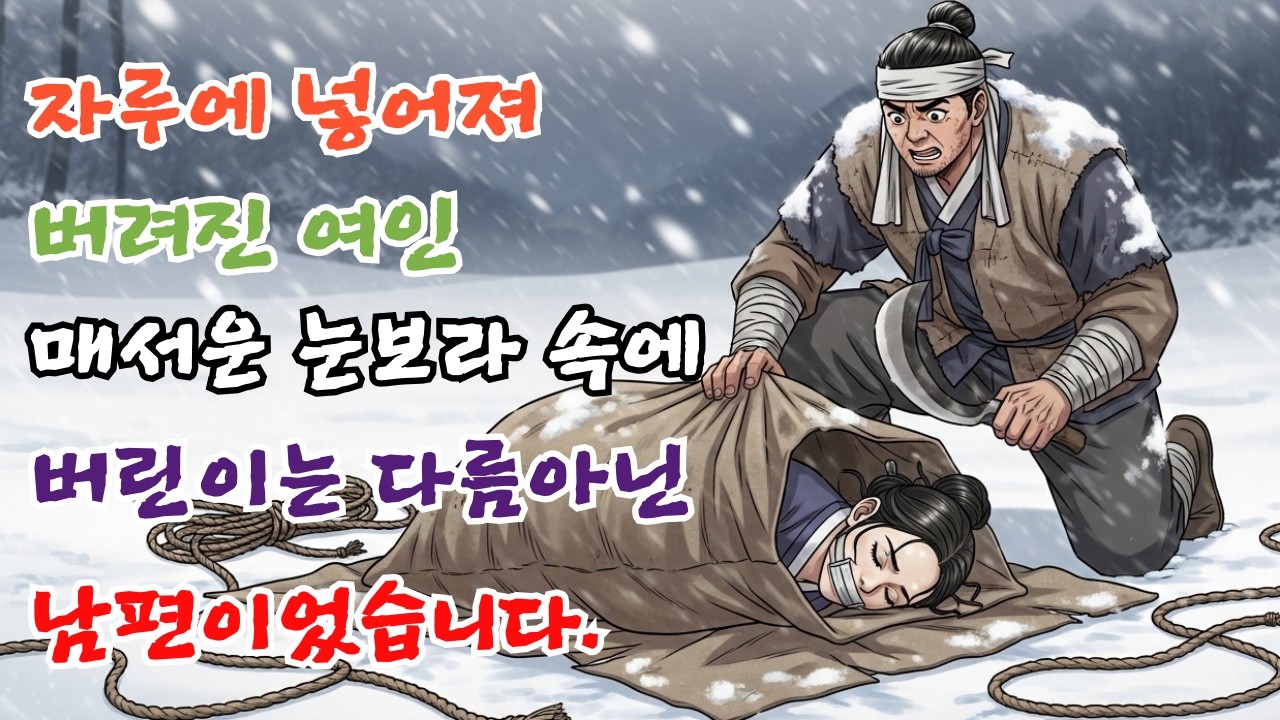 설산에서 발견된 자루하나... 그 안에는 여인이 있었다. : 한국야담, 옛날이야기, 역사기반야담