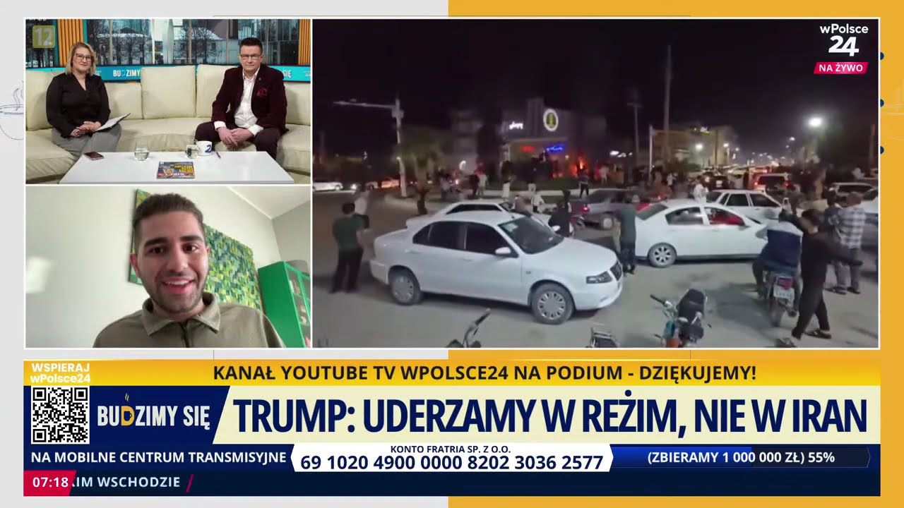 🔥IRAŃCZYK Z POLSKI PRZERYWA MILCZENIE! „Rodzice w Iranie, żałoba po Chameneim i SZACUNEK dla Trumpa”