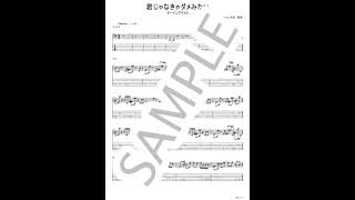 Kimi Jya Nakya Dame Mitai【Bass TAB】 - Masayoshi Oishi