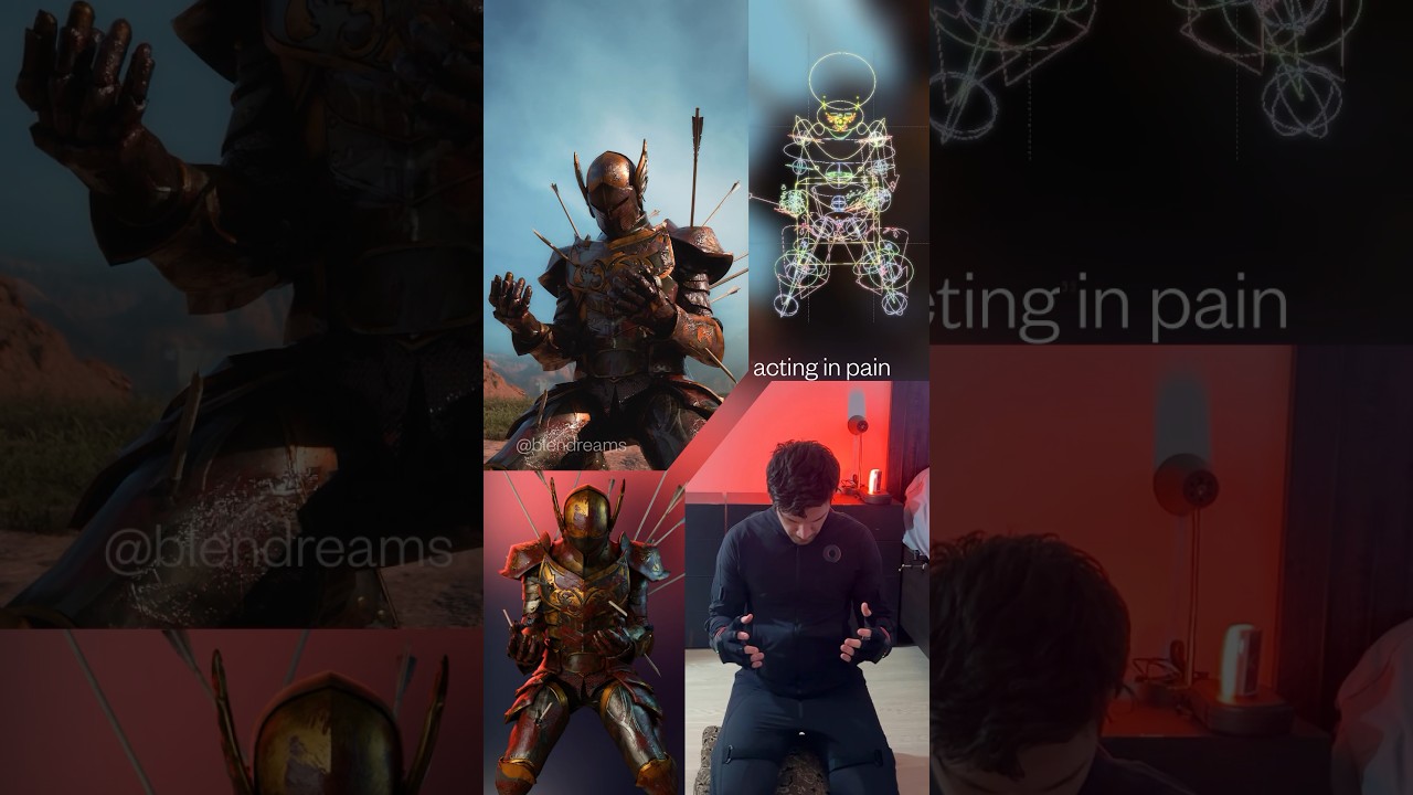 Motion capture side by side - The Final Fall