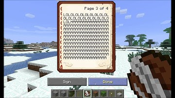Minecraft Snapshot 12w17a New Features, Book writing!