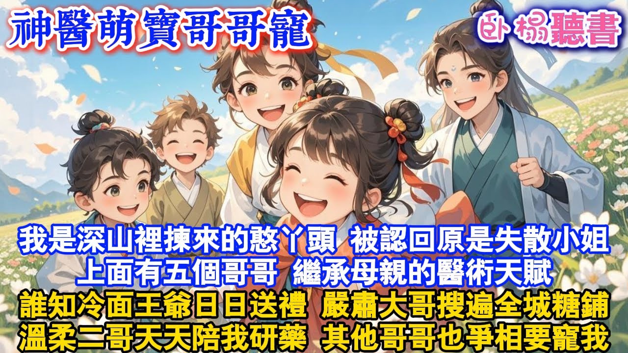 【古代團寵】我是深山裡揀來的憨丫頭被認回原是失散小姐上面有五個哥哥 繼承母親的醫術天賦誰知冷面王爺日日送禮嚴肅大哥搜遍全城糖鋪溫柔二哥天天陪我研藥其他哥哥也爭要寵我