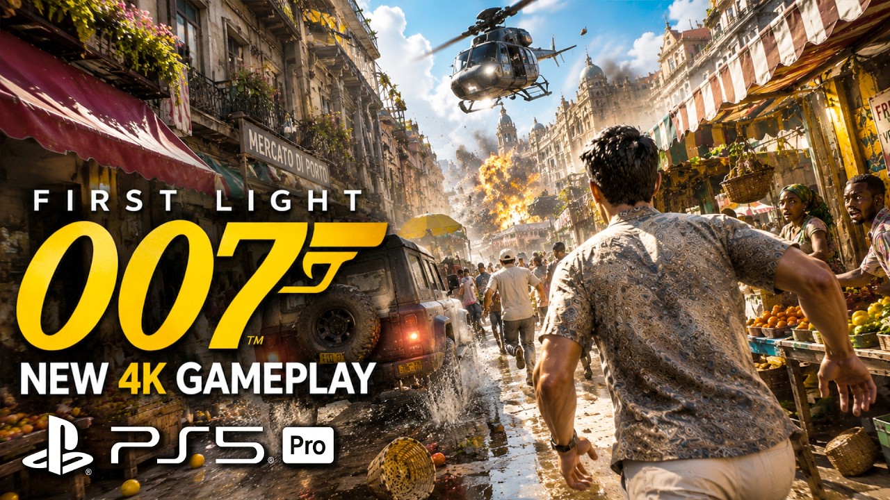 007 FIRST LIGHT New Gameplay Reveal | INSANE Next-Gen James Bond ...