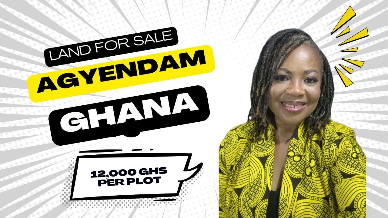Land For Sale in Agyendam, Ghana 12,000 GHS Per Plot!