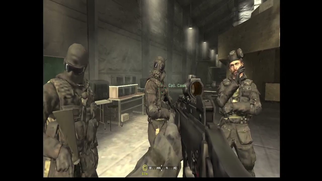 Call of Duty Modern Warfare 1 OG Walktrough Mission 1 (FNG)